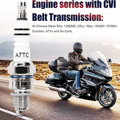 Bougie d'allumage A7TC pour Dean 6 50cc-150cc RL Scooter Pit D343 Pocket Bike Imagomoteur Go Kart facades Bumosquito TaoTao Buyang Roketa Sunl Baja