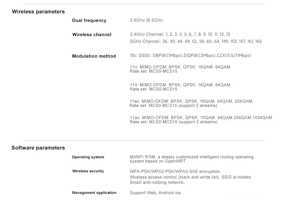 Xiaomi routeur AX3000 maille Wifi6 2,4G 5,0 GHz Full Gigabit 5G WiFi répéteur 4 antennes extensor de red enrutadores de malla