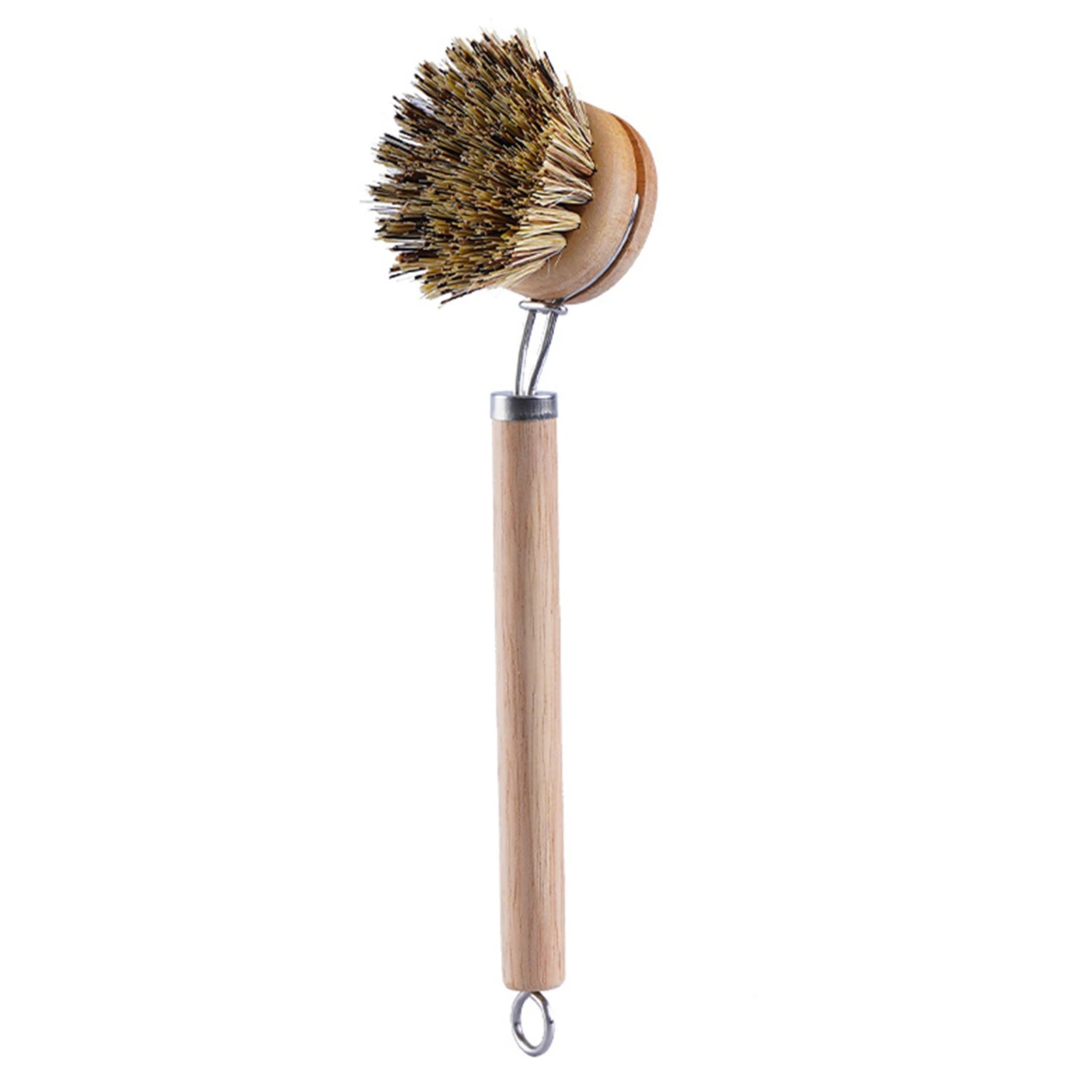 Brosse à vaisselle remplaçable, manche en bois, pour enlever les taches, les Pot, Portable, pour le nettoyage ménager, accessoires de cuisine