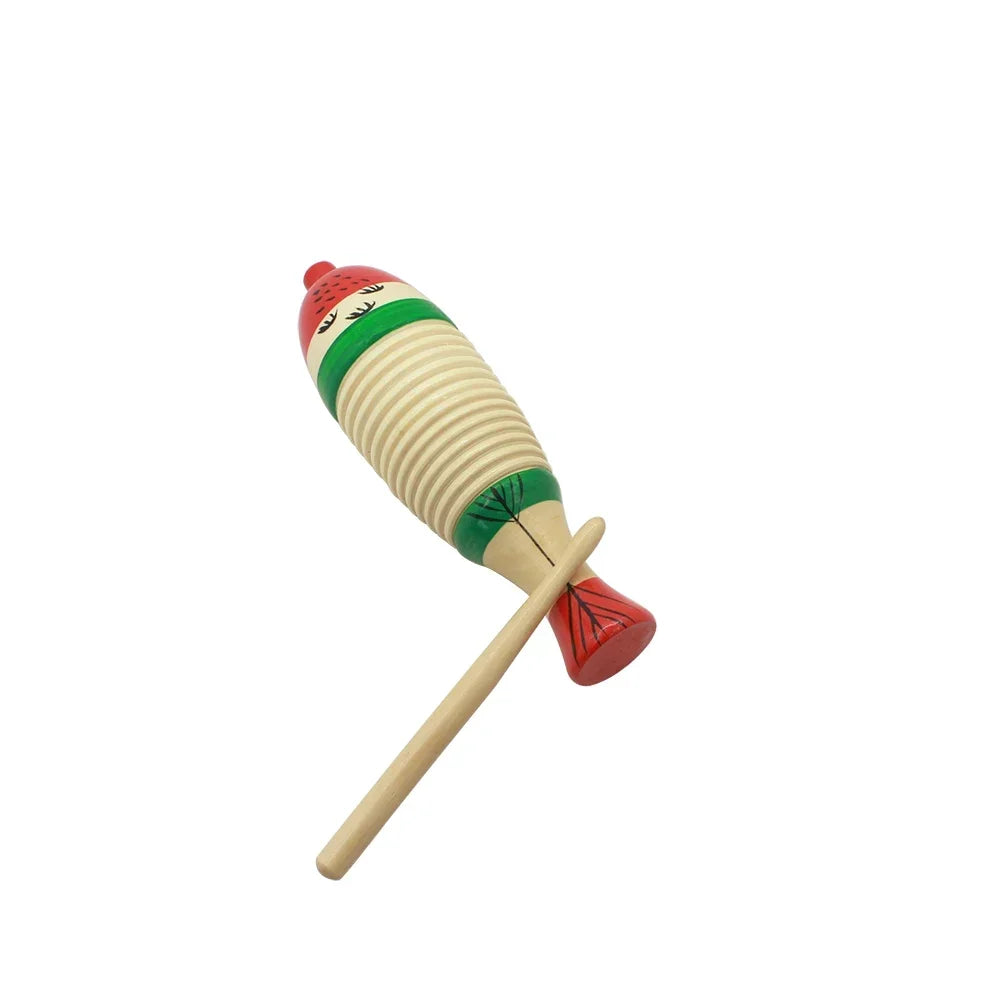 Jouet de poisson en bois Orff PerSCH, jouet musical pour tout-petits, apprentissage de la musique, cadeaux de Noël pour enfants, jouets pour bébé