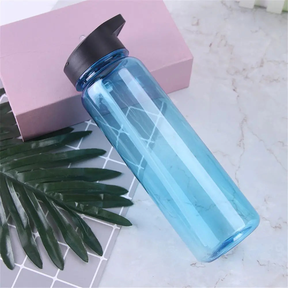 Bouteille d'Eau en Plastique Écologique pour Enfant, Gourde avec Paille, pour le dehors, la Randonnée, le Camping, l'École, sans BPA