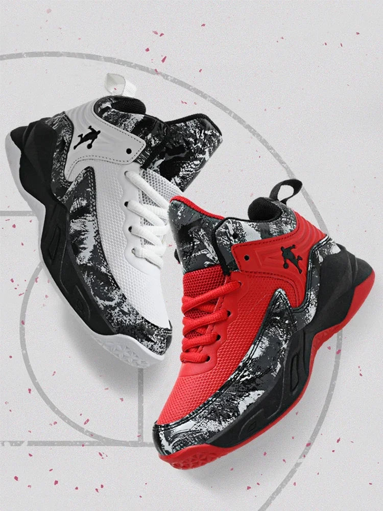 2025 chaussures de Basket-ball pour enfants baskets nouveaux garçons marque semelle épaisse antidérapant enfants chaussures de sport enfant garçon Basket formateur chaussures