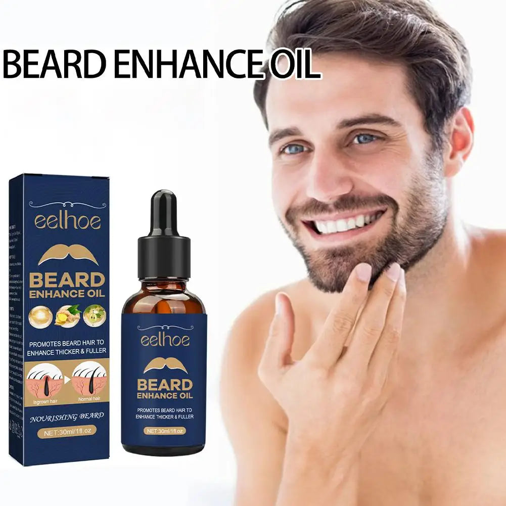 Huile à barbe pour hommes, adoucit et renforce le coiffage, soin de la barbe, nourrissant, naturel, 30ml, 2 pièces