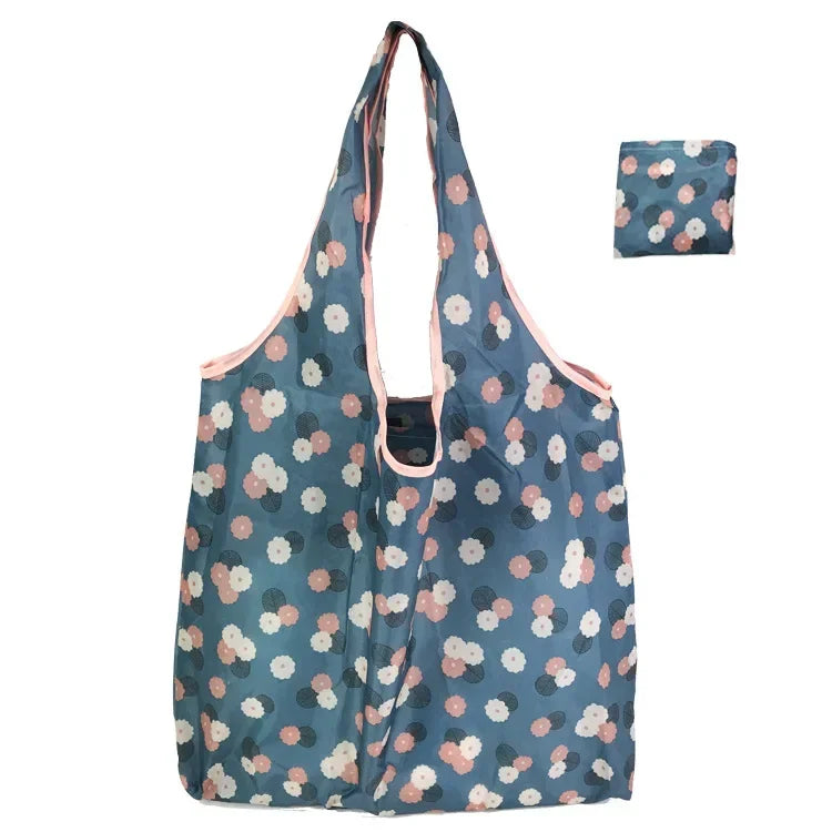 Grand Sac de Courses Réutilisable pour Femme, Fourre-Tout Pliant, Écologique, Réutilisable, Mallette d'Épicerie, Sacs à Main de Rangement