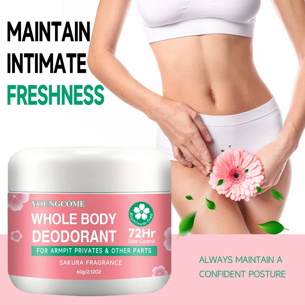 Déodorant naturel pour tout le corps pour hommes et femmes – Protection contre les odeurs longue durée 72H, sans aluminium, hydratant et doux pour Sensit