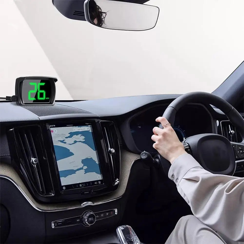 Voiture tête haute HUD affichage GPS compteur de vitesse vitesse KMH numérique HUD GPS + Beidou double Chipsets pour toutes les voitures camions électronique