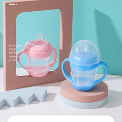 Bouteille d'eau pour enfants, bouteilles d'eau étanches, tasses portables d'extérieur pour enfants, tasses d'entraînement pour nourrissons avec poignée