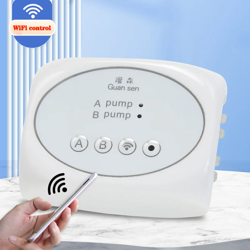 WiFi Smart Garden Irrigation Controller, Automatic Drip Irrigation System Kit for Plants, Mobile Phone Control, Watering Timer Device