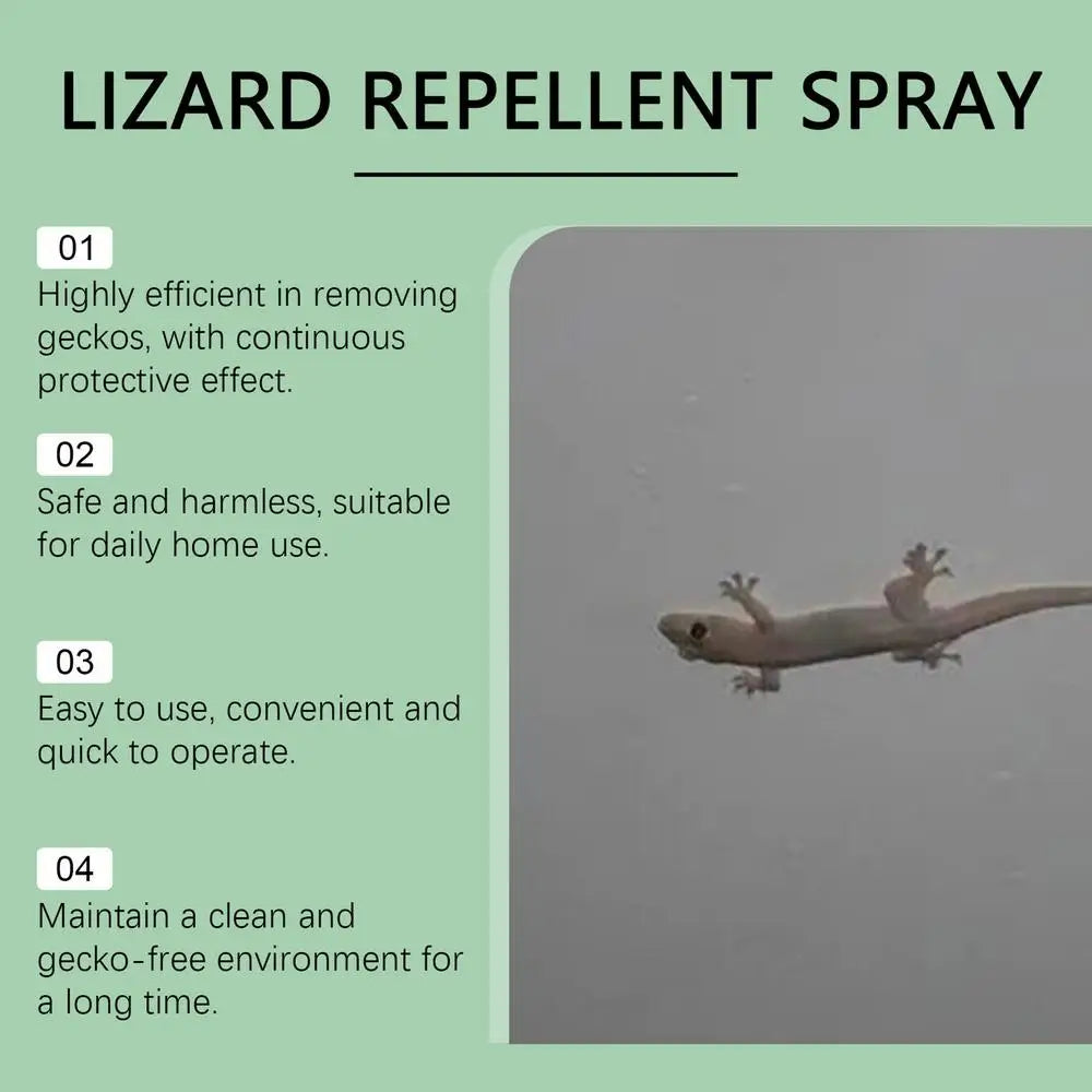 Répulsif pour rongeurs d'intérieur, 50ml, répulsif pour lézards, huile de lavande, Spray Gecko, puissant, dissuasion des reptiles, répulsif sûr pour animaux de compagnie