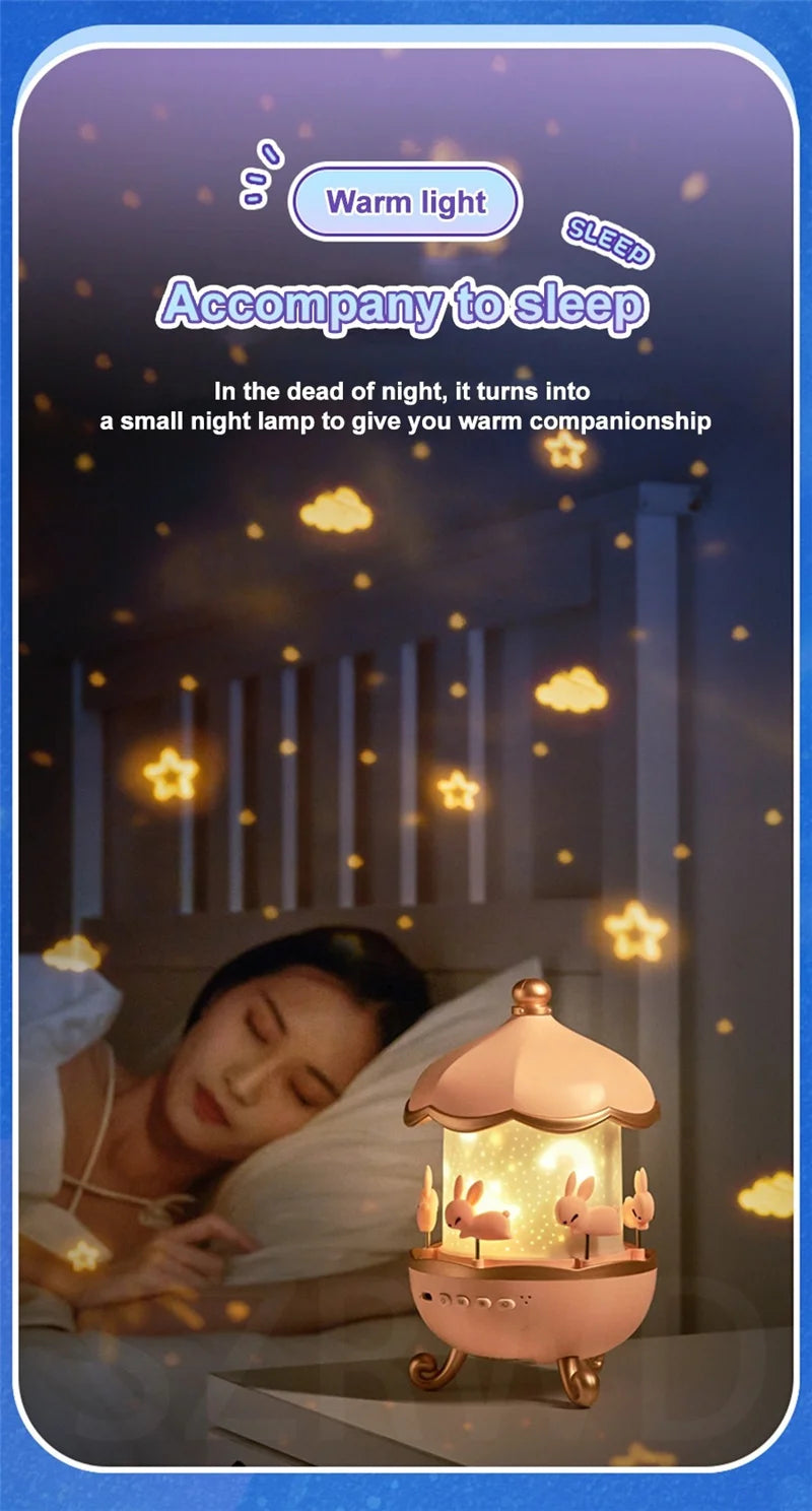 Projecteur de veilleuse pour enfants, chambre d'enfant, Rotation spatiale, lampe de nuit Led rechargeable par USB, 12 films, cadeau d'anniversaire et de noël