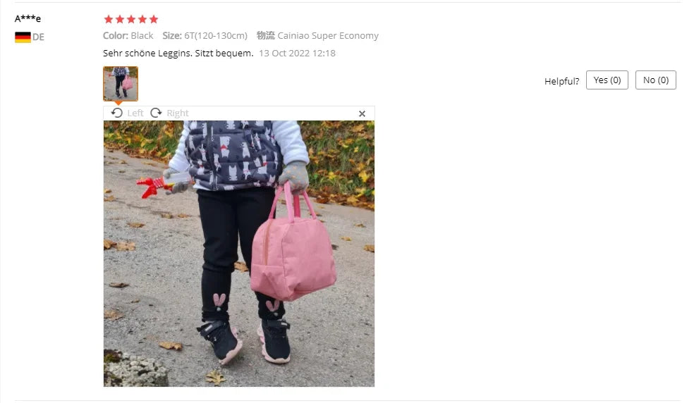 Girls' cotton leggings with elastic waistband, cute pants for babies and children, autumn and spring collection
