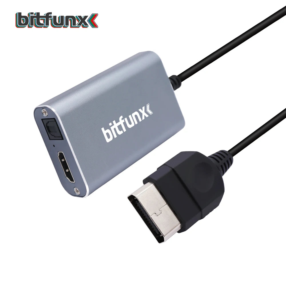 Adaptateur HDMI Bitfunx pour consoles de jeu rétro classiques XBOX, câble HD, accepte le son Surround numérique Dolby 5.1