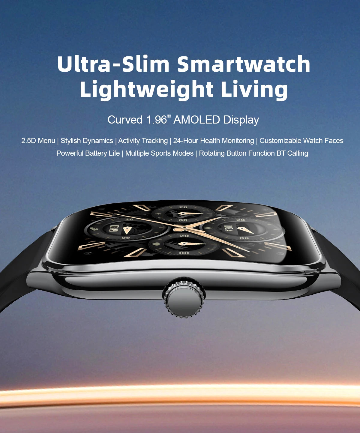 Nouvelle montre intelligente 2025, montre de sport de 1,96 pouces, étanche IP67, plus de modes sportifs 110, traqueur d'activité physique, montre ultra-mince.
