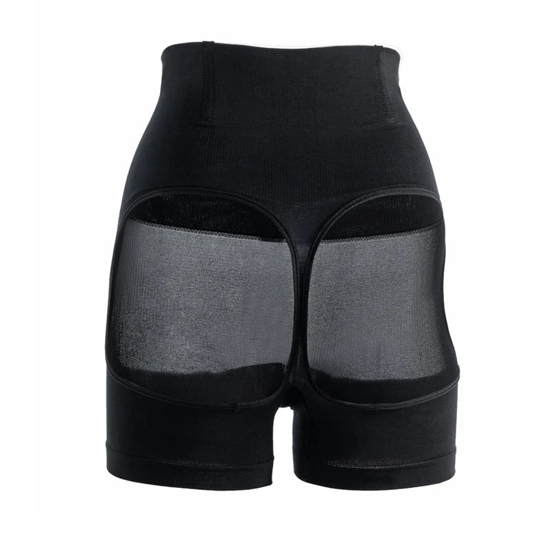 Femmes taille haute façonnage contrôle culotte bout à bout Shapewear Sexy spectacle fesses mince Shorts sous-vêtements Sexy minceur corps Shaper