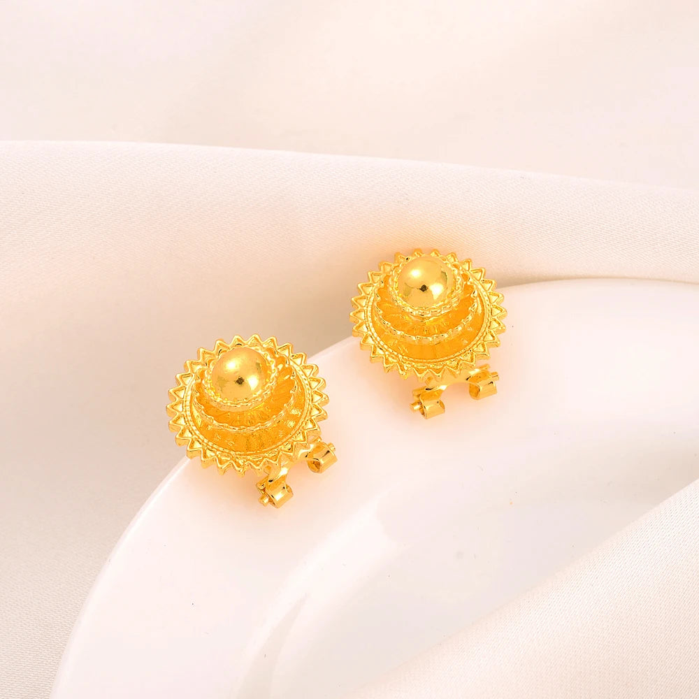 Bijoux Érythréens et Éthiopiens pour Femmes, Pendentif de la raq, Colliers, Boucles d'Oreilles, Bague, Chaîne de Sauna, Document en Or, Cadeau de Produits de Désherbage Africain