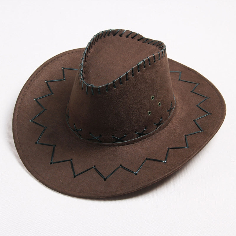 Chapeau de cowboy occidental à bord incurvé pour enfants, chapeau de soleil extérieur pour tout-petits, cadeaux d'anniversaire pour enfants, casquette de vacances, chapeau de cosplay de fête, nouveau