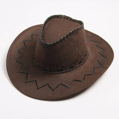 Chapeau de cowboy occidental à bord incurvé pour enfants, chapeau de soleil extérieur pour tout-petits, cadeaux d'anniversaire pour enfants, casquette de vacances, chapeau de cosplay de fête, nouveau