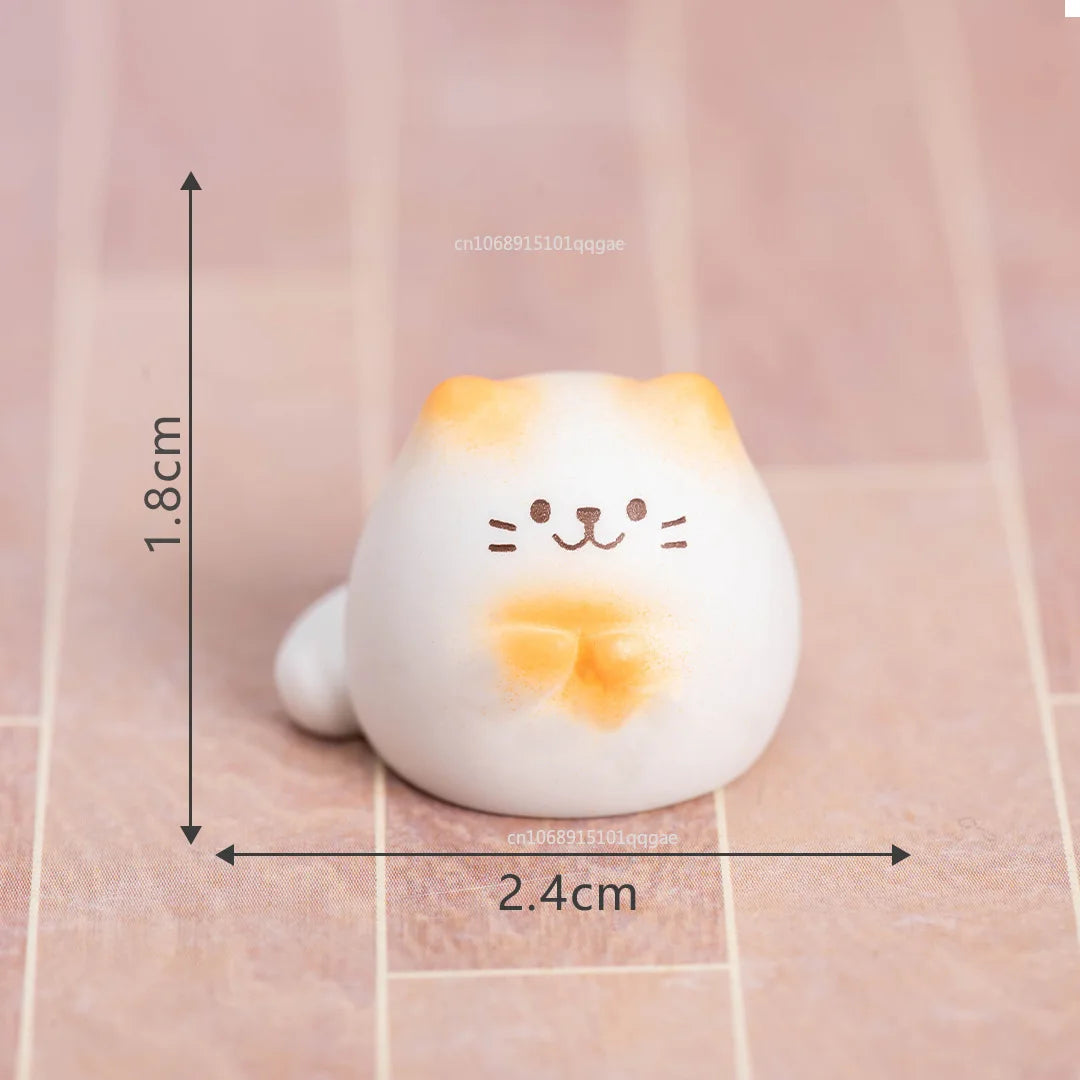 Nouveau modèle de chat de richesse de dessin animé mignon créatif, décoration de bureau, Figurine animale, ornements de chat, accessoires de décoration