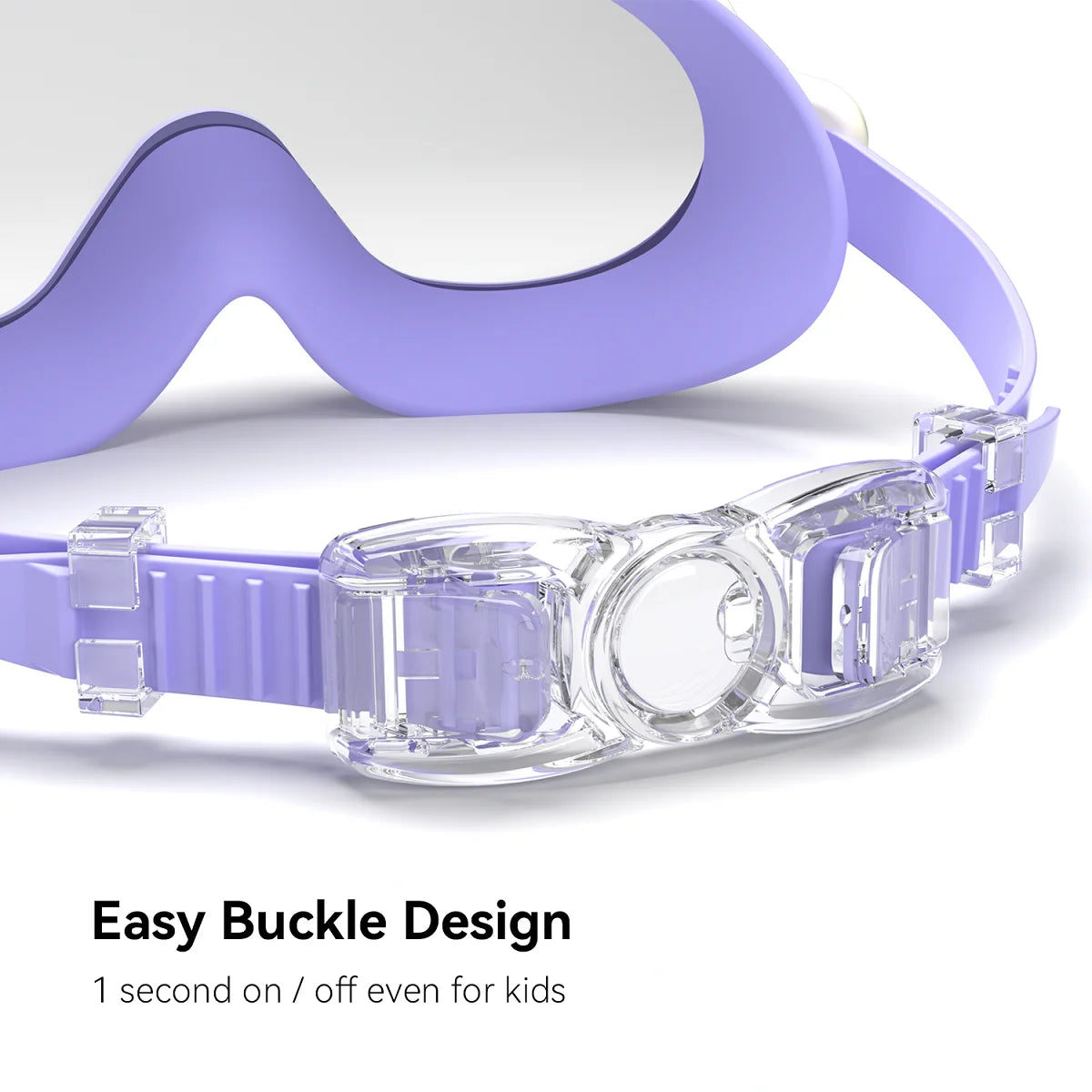 Lunettes de natation pour enfants, grand cadre, sans fuite, étanche, vue large, Vision claire, Anti-buée, Anti-UV, réglable rapide, pour enfants de 3 à 15 ans