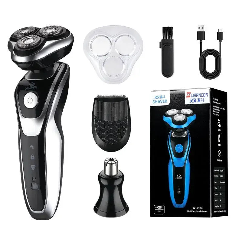 Xiaomi 5320s rasoir électrique 4D pour hommes tondeuse à cheveux électrique USB Rechargeable tondeuse à cheveux professionnelle coupe-cheveux humide sec