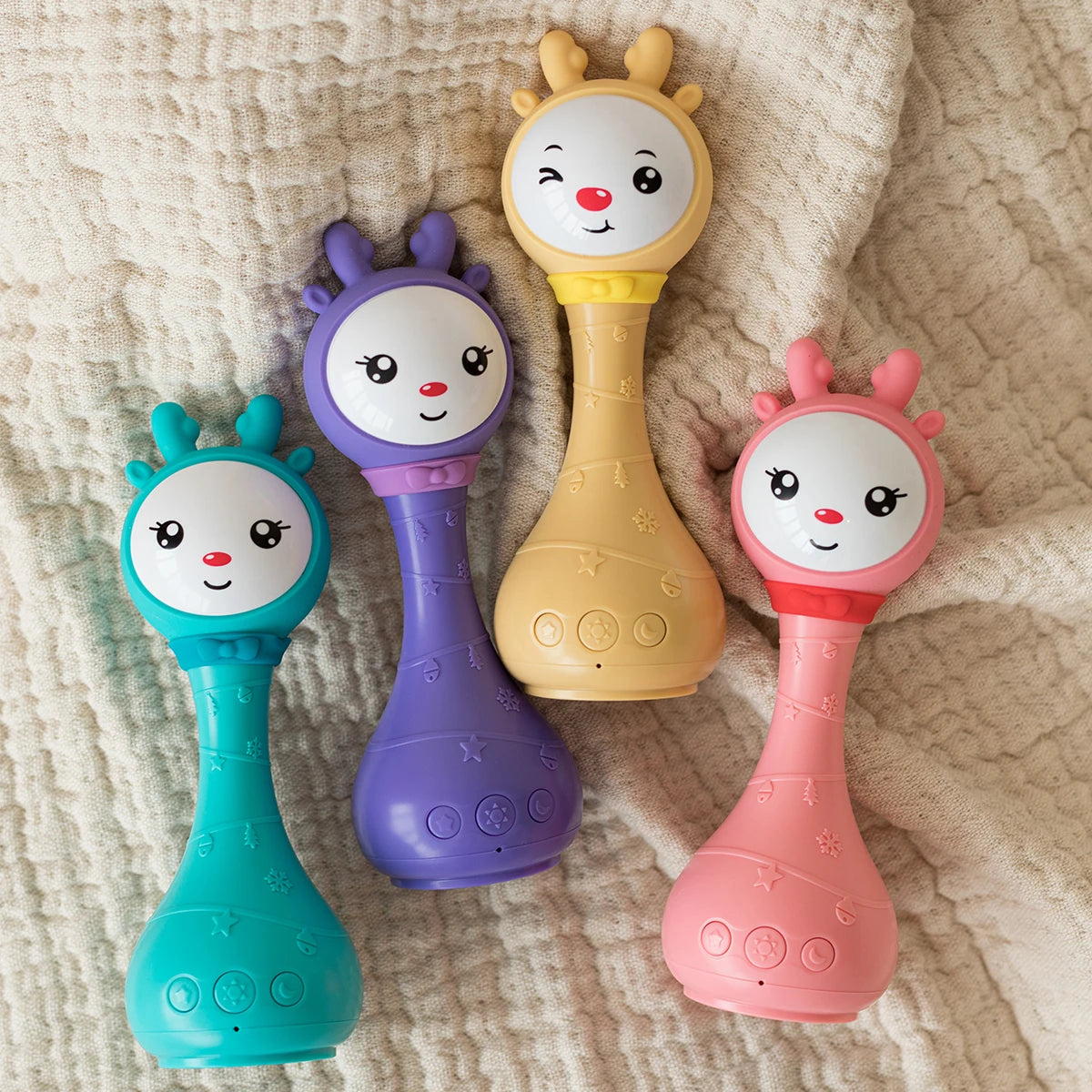 Anneau de dentition musical pour bébé, jouet hochet pour enfant de 0 à 24 ans, cloche de lit Mobile pour enfants, poussette pour nouveau-né, berceau, sucette pour nourrissons