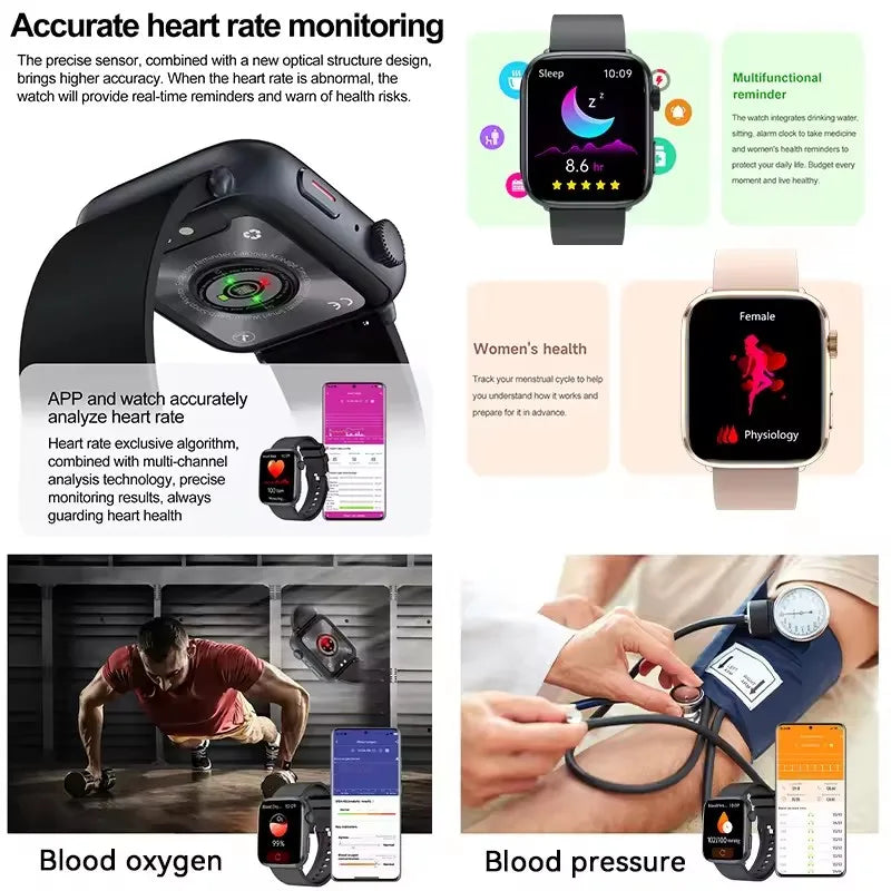 Montre intelligente montre Version mondiale hommes femmes HD AMOLED affichage fréquence cardiaque Bluetooth appel GPS piste étanche sport montres intelligentes