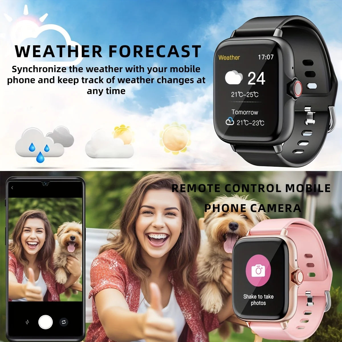 2025New mise à niveau montre intelligente pour hommes femmes 1.83 pouces écran tactile complet BT appel sport surveillance montre intelligente pour téléphone Android et IOS