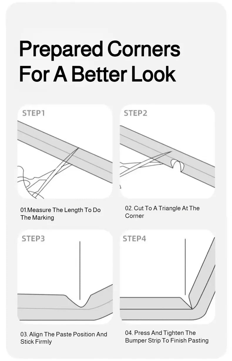 Corner Edge Protection Bumper, Baby Safety Corner Protector, Children's Furniture Corner Strip, Anti-Collision Foam Protection