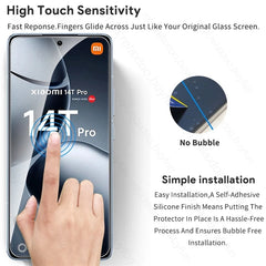 1-4 pièces verre HD pour Xiaomi 14T 14 T Pro 14TPro T14 5G 9H Film de protection d'écran en verre trempé sur Xaiomi Xiaomy Mi14T Mi 14 T 5G