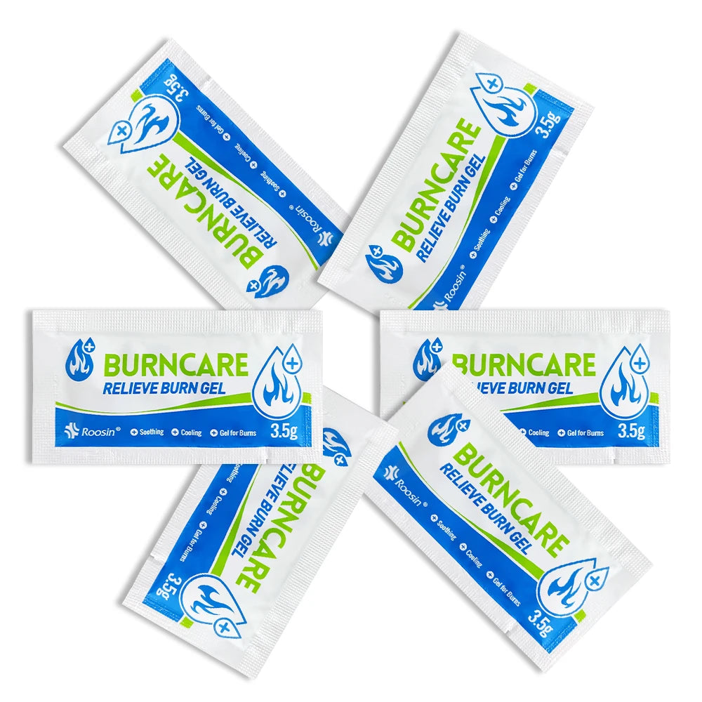 Gel médical de pansement pour soins des brûlures, 6 pièces, 3.5g, pour brûlures, cicatrices, soins des plaies
