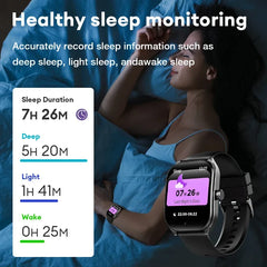 Montre intelligente 2.01 ''AMOLED écran incurvé IP68 étanche Bluetooth 5.3 appel AI Vioce Assistant Fitness Smartwatch pour hommes