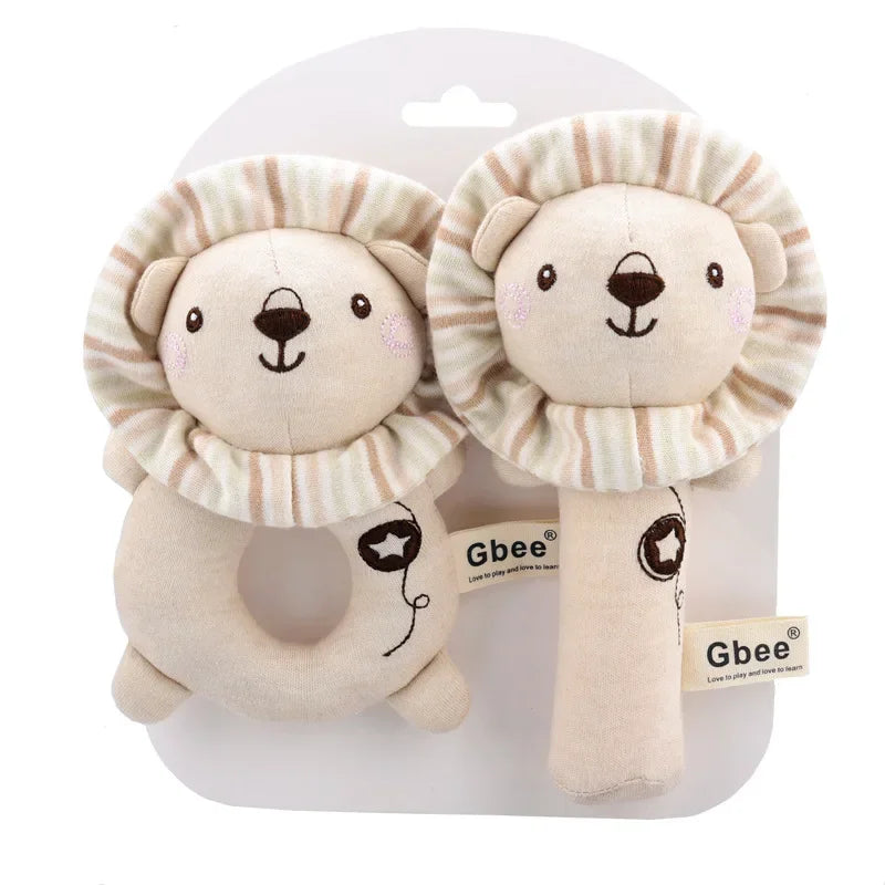 Hochets pour bébé doux dessin animé mignon en peluche animaux hochets jouets enfant clochettes éducatives doux enfant en bas âge bébé confort jouets игрушки для