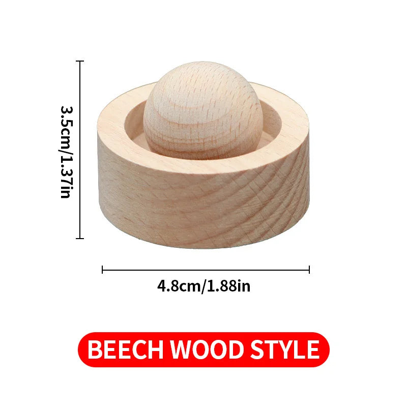 Diffuseurs d'huiles essentielles en bois – Diffuseur de décoration de chambre à coucher à dispersion de parfum naturel de conception sphérique pour parfum de chambre à coucher
