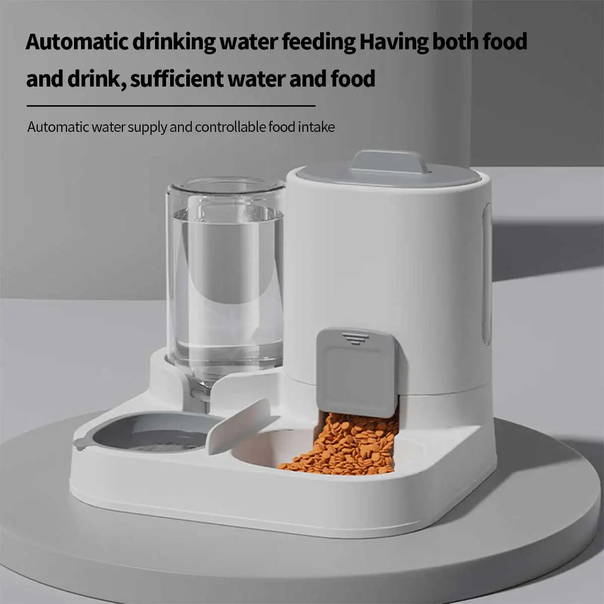 Mangeoire – Unité de consommation et d'alimentation à double usage – Pratique, Simple, Grande capacité –Convient aux chiens et aux chats de petite et moyenne taille