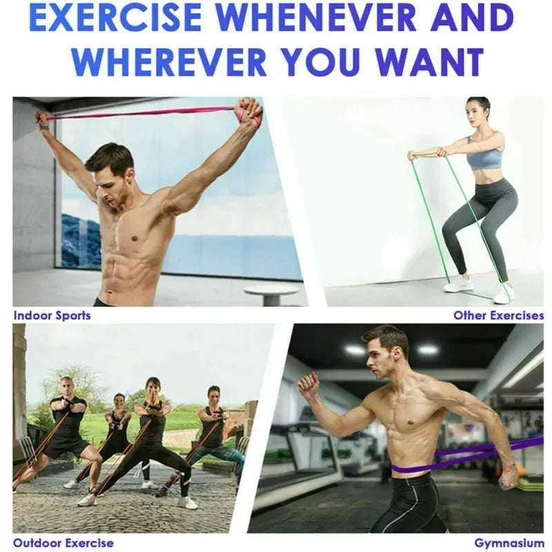 Bandes de résistance exercice bande élastique maison Yoga équipement de gymnastique accessoires sport puissance Pull-Up aide bande musculation