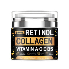 Crème anti-rides au rétinol instantané pour hommes, crème raffermissante au collagène, hydratante, blanchissante, vitamine C, produits éclaircissants pour la peau, 50ML
