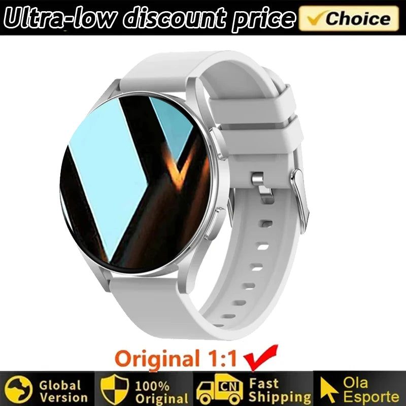 Smartwatch femmes montre 6 surveillance de la santé montre étanche Assistant vocal Bluetooth appel montre intelligente 2025 nouvelle montre de sport
