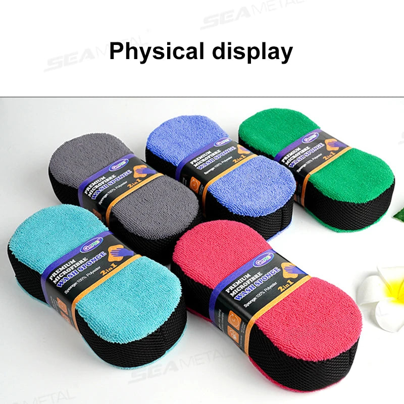 SEAMETAL éponge de lavage de voiture haute densité grande éponge de nettoyage à haute Absorption d'eau voiture détaillant polissage soin éponge de lavage