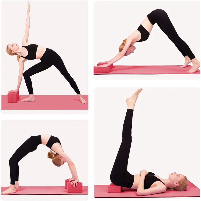 Blocs de Yoga, brique en mousse pour gymnastique, Pilates, exercice d'entraînement, Fitness, traversin, coussin d'étirement, façonnage du corps, Cubes de construction
