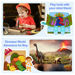 Montessori toy for toddlers, busy book, quiet book, pretend play, early educational activity book with life skills cognition