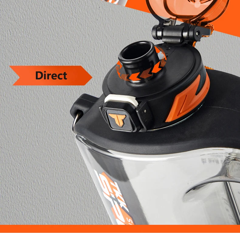 TKK 1/1.6/2L bouteille d'eau de sport TRITAN grande capacité tasse créative résistant à la chaleur en plein air adulte voyage bouilloire salle de sport Fitness cruches