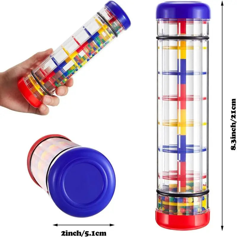 Jouets pour bébé de 6 à 12 mois, bâton de pluie sensoriel de développement, hochet secoueur, jouet pour bébé, Instrument de musique pour bébés