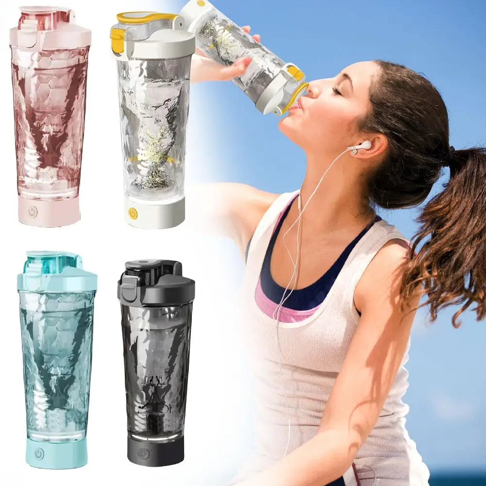 Tasse de mélange automatique avec chargeur USB, bouteille Shaker de protéines et de poudre, étanche, silencieuse, Portable, multifonction, tasse de café et de lait
