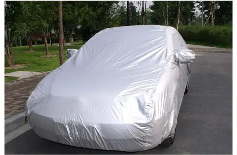 Full car cover, indoor and outdoor protection, sunshade, dustproof, UV-resistant, universal for sedans and SUVs