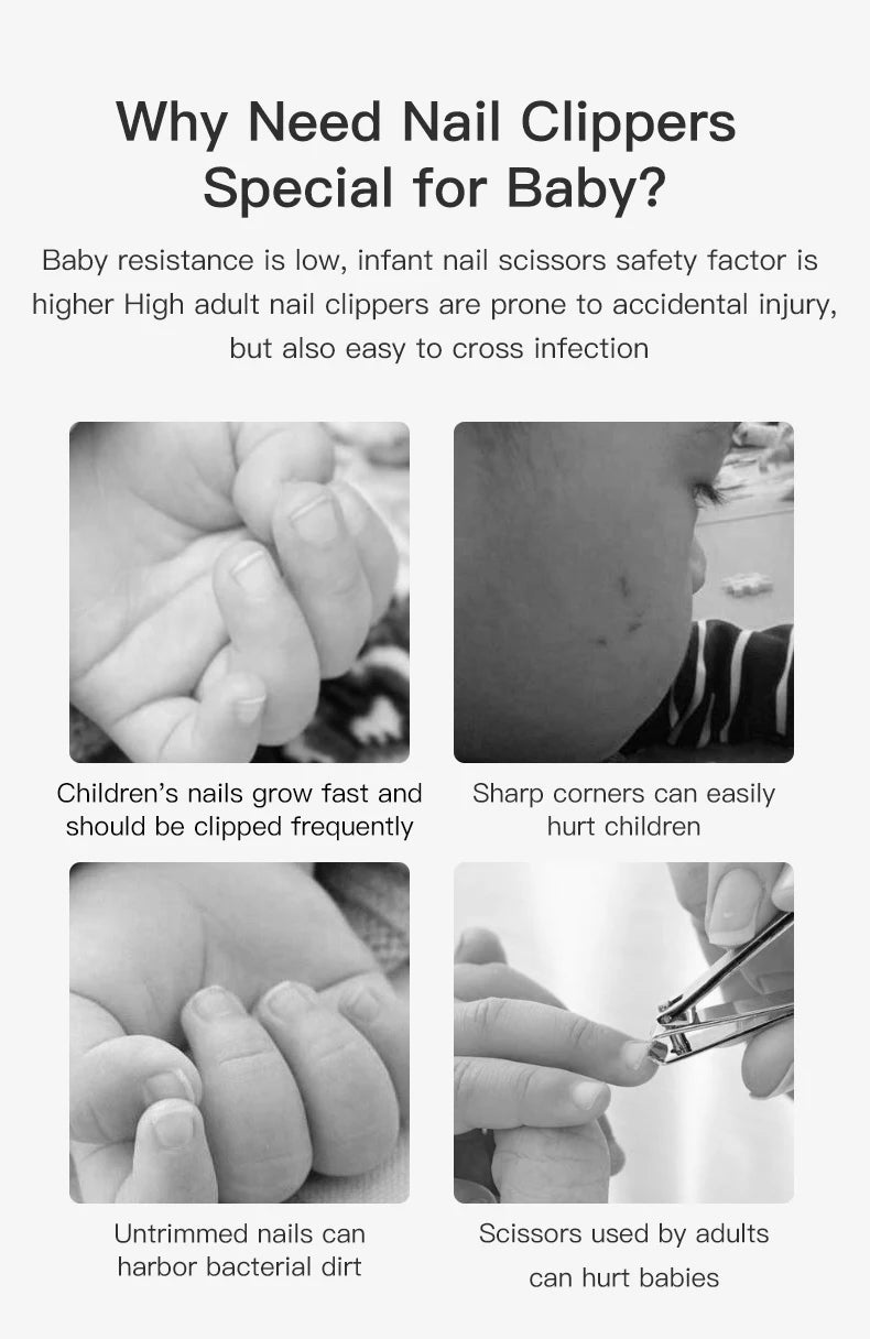 Anti-Clip Mini petit coupe-ongles pour bébé infantile soins de santé enfants doigt coupe-ongles ciseaux