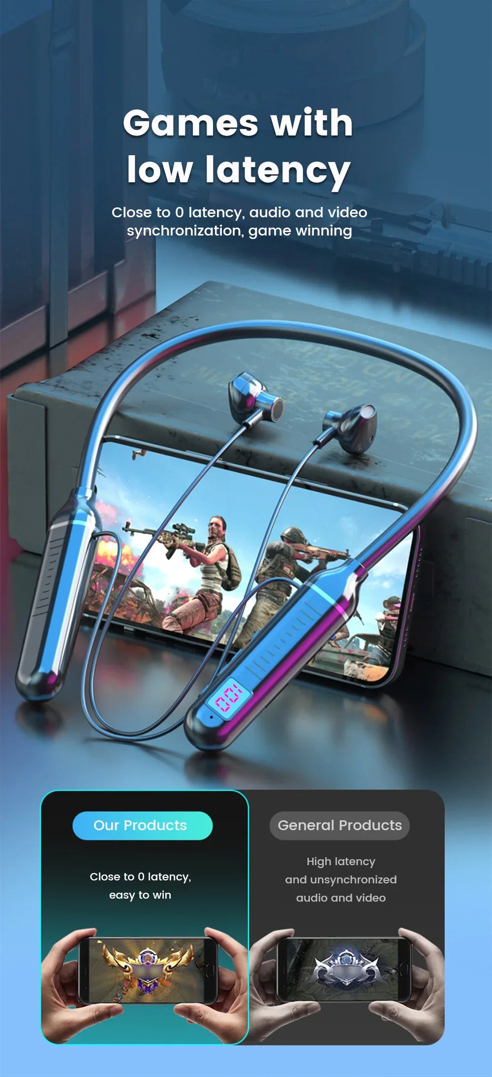 TWS Headphones Earbuds Earphones Earhook, Ecouteurs Bluetooth 5.49 sans Fil Casque Audio avec Haut-parleurs dynamiques de, avec microphone, Son stéréo immersif, 28h d'Autonomie pour Sport, entraînement, Yoga, Extérieur