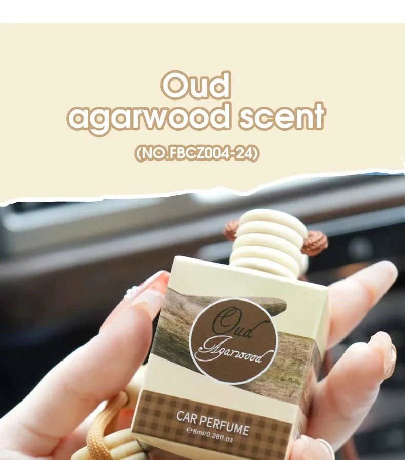 8ml Fresh Natural Car Scent Fruity Car Air Fresheners Sustainable Brand Coconut Peach Scent Jadec Car Pendant Deodorant