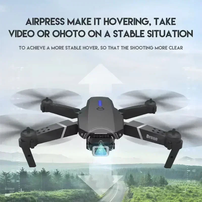 Elite E88 2024 RC Drone – 4K Ultra HD Camera | Foldable and Portable | Altitude Hold | Perfect Gift for Adults and Children