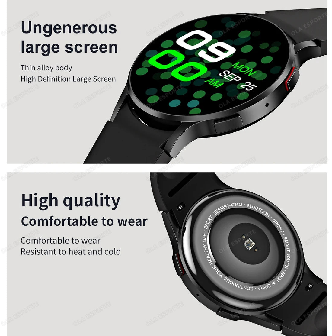 Smartwatch femmes montre 6 surveillance de la santé montre étanche Assistant vocal Bluetooth appel montre intelligente 2025 nouveau