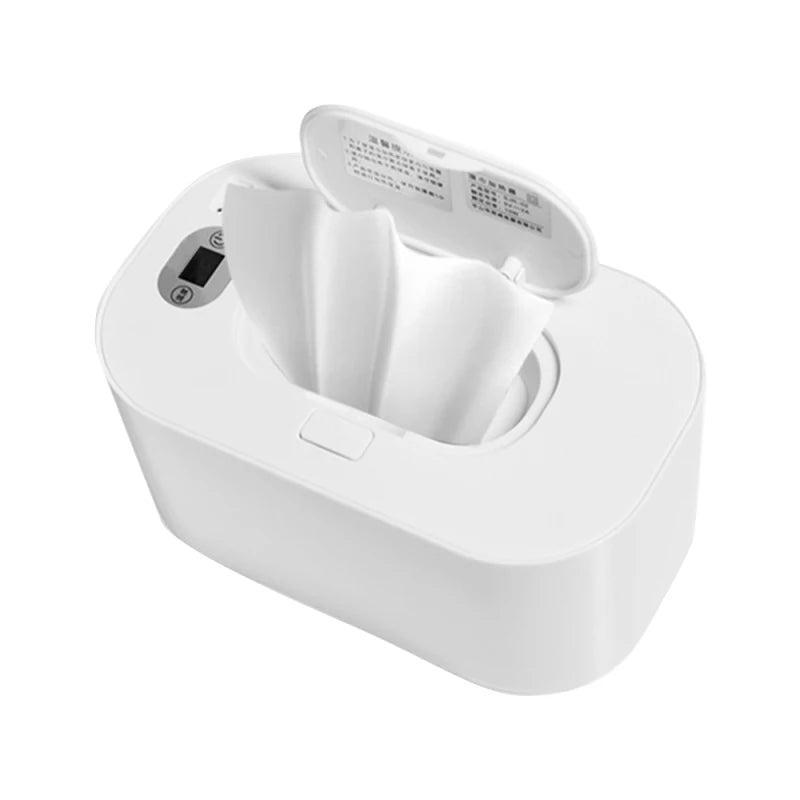 Chauffe-lingettes avec affichage numérique pour bébé, grande capacité, distributeur USB 62, chauffage à température réglable